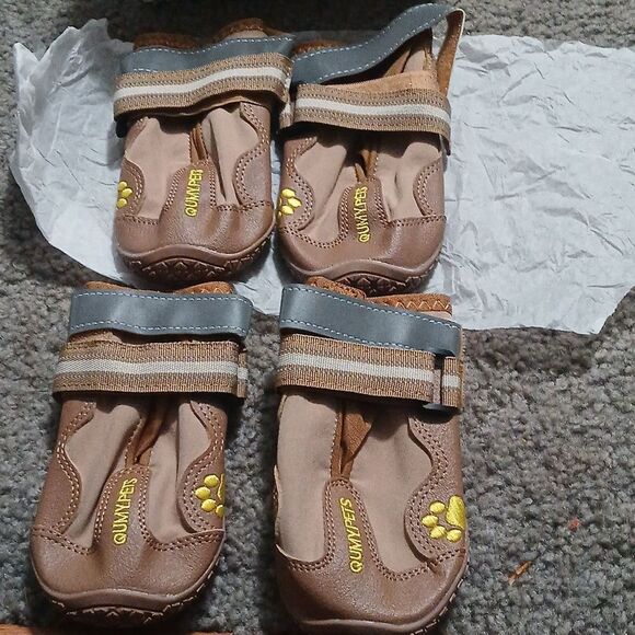 Dog Shoes Dog Boots & Paw Protectors Sz 6: 2.6''x3.0''(W*L) for 52-65 lbs NWT - Picture 3 of 12